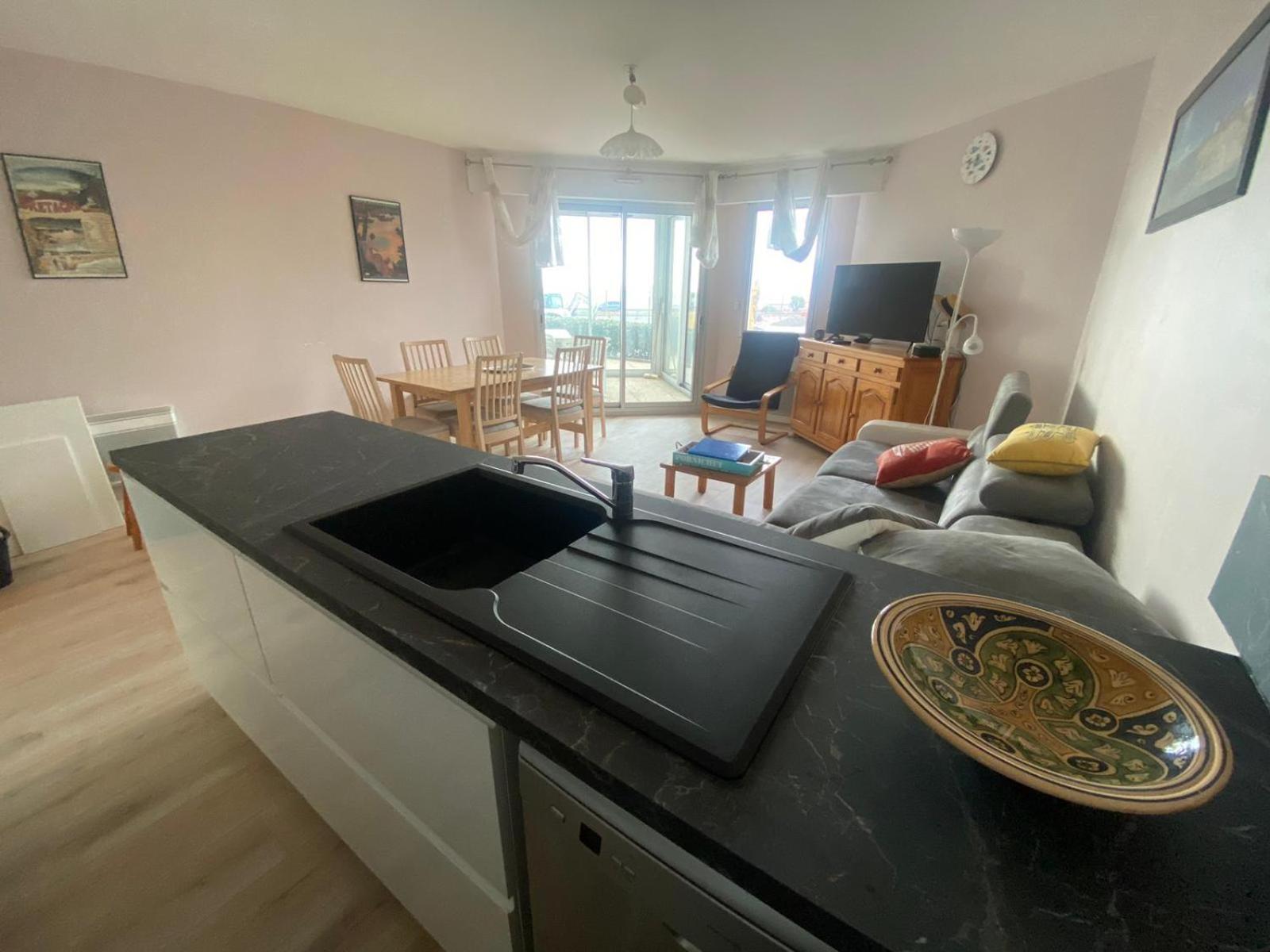 Appartement T3 - 4 Personnes - Face Ocean - Thalasso Порнише Екстериор снимка